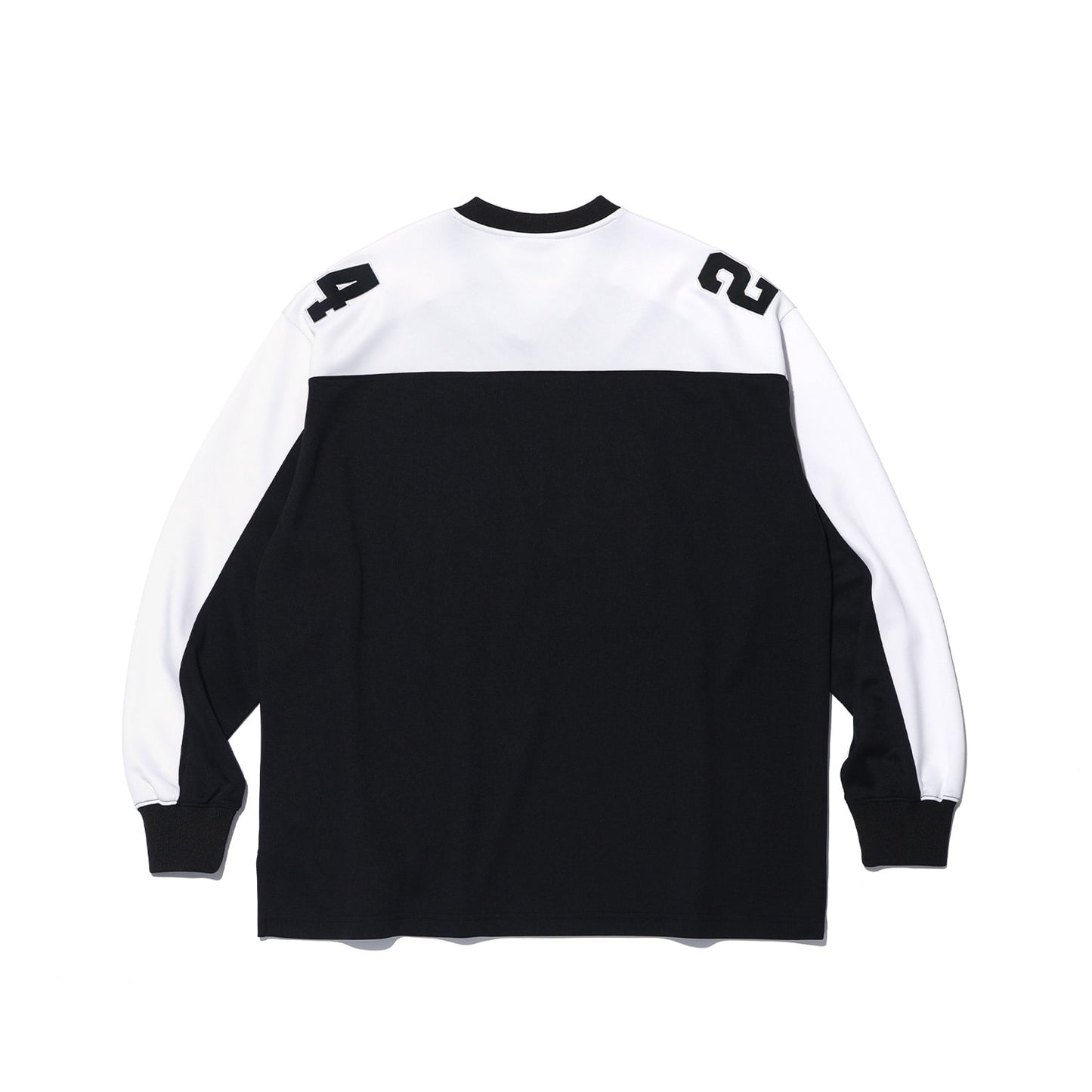 ALLIRGHT Long Sleeve Rugby Jersey (Black/White)