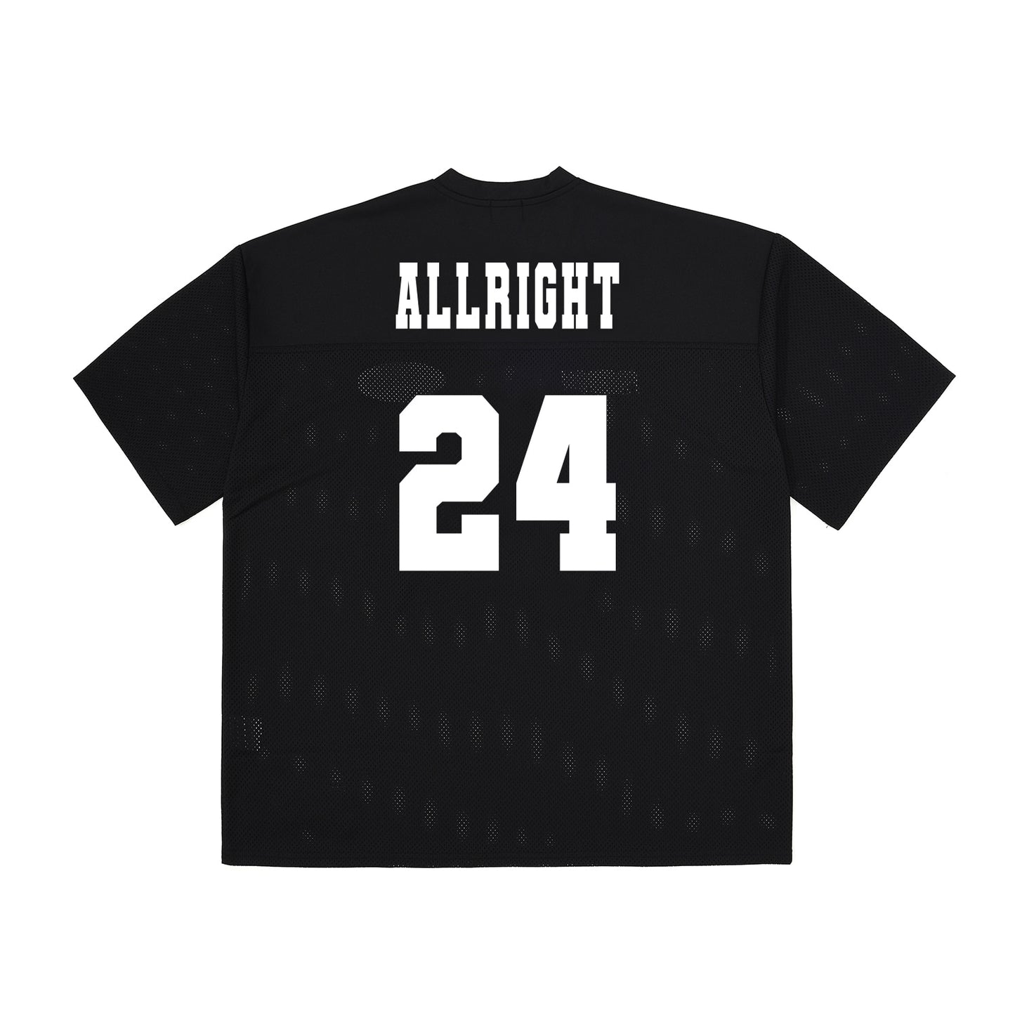 ALLRIGHT Mesh Rugby Jersey (Black)