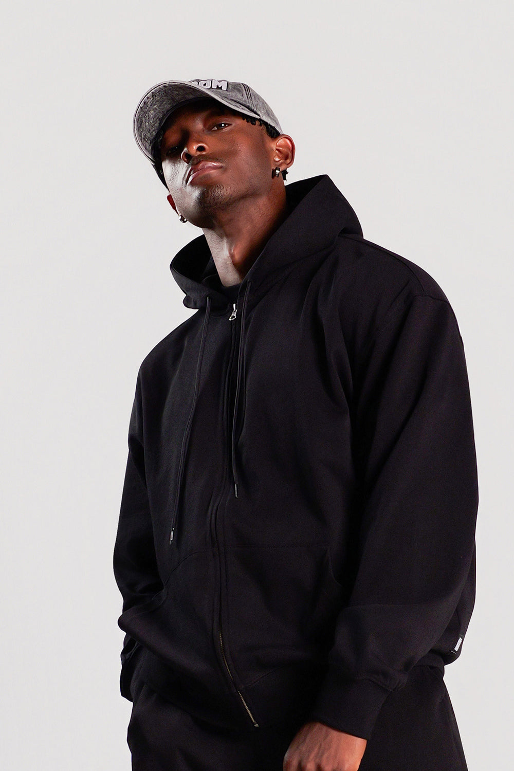 Cloud Denim Ball Cap (Black)