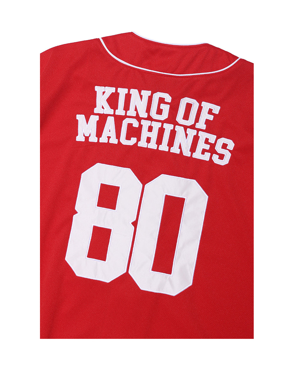GYM80 Airmesh Baseball Jersey (Deep Red)