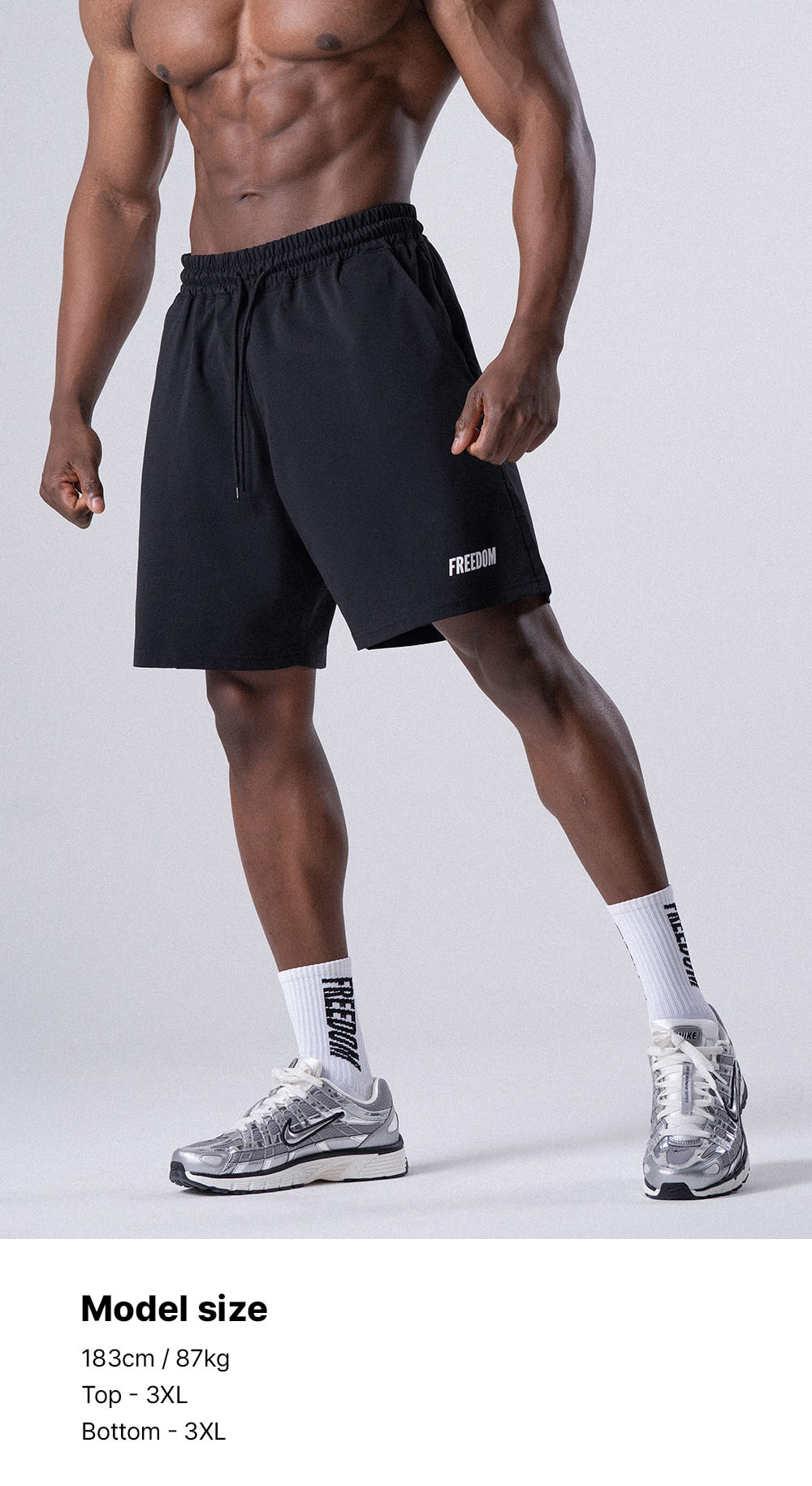 Essential 5 Inch Shorts (Black)