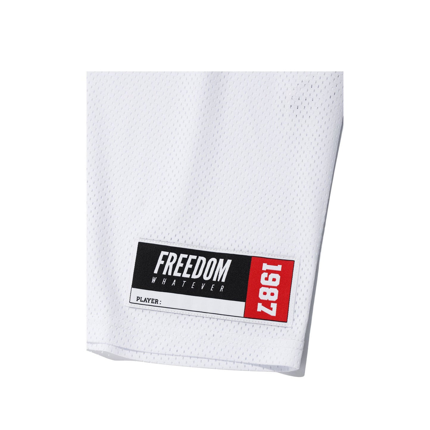 FREEDOM Mesh Rugby Jersey (White)