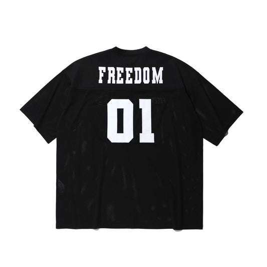 FREEDOM Mesh Rugby Jersey (Black)