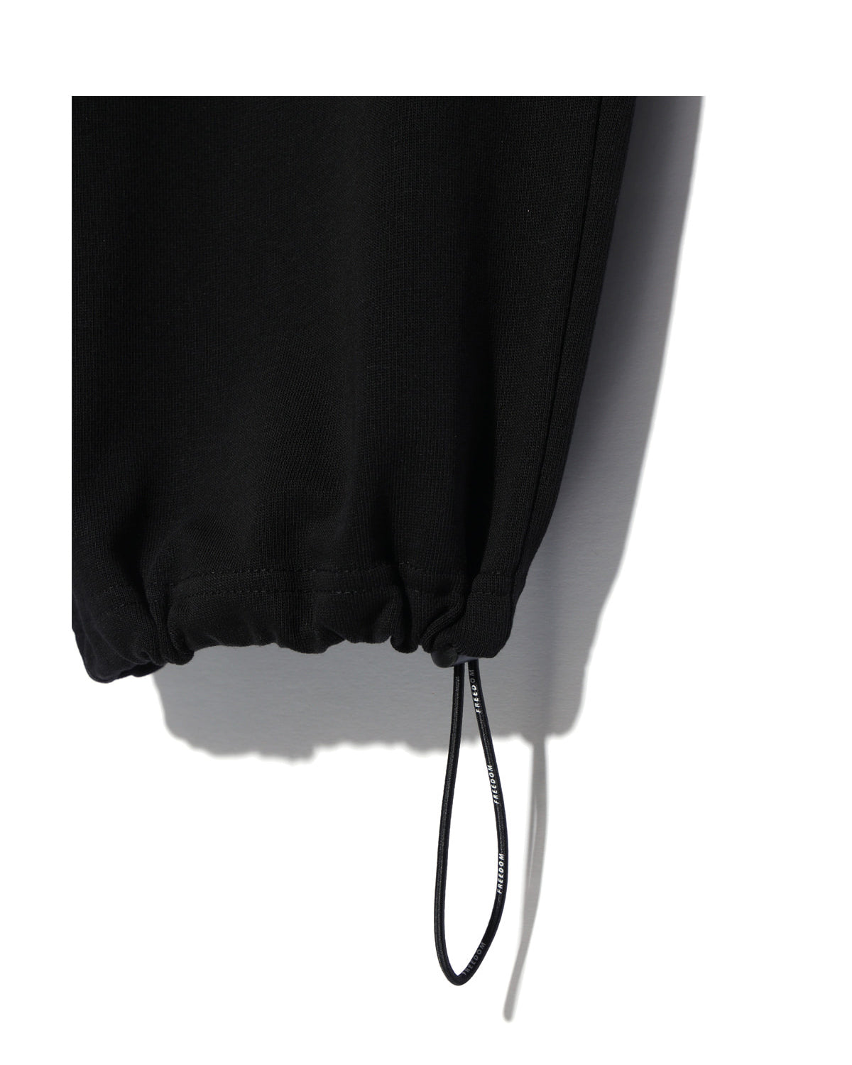 FREEDOM Lettering Cotton Pants (Black)