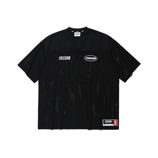 FREEDOM Mesh Rugby Jersey (Black)