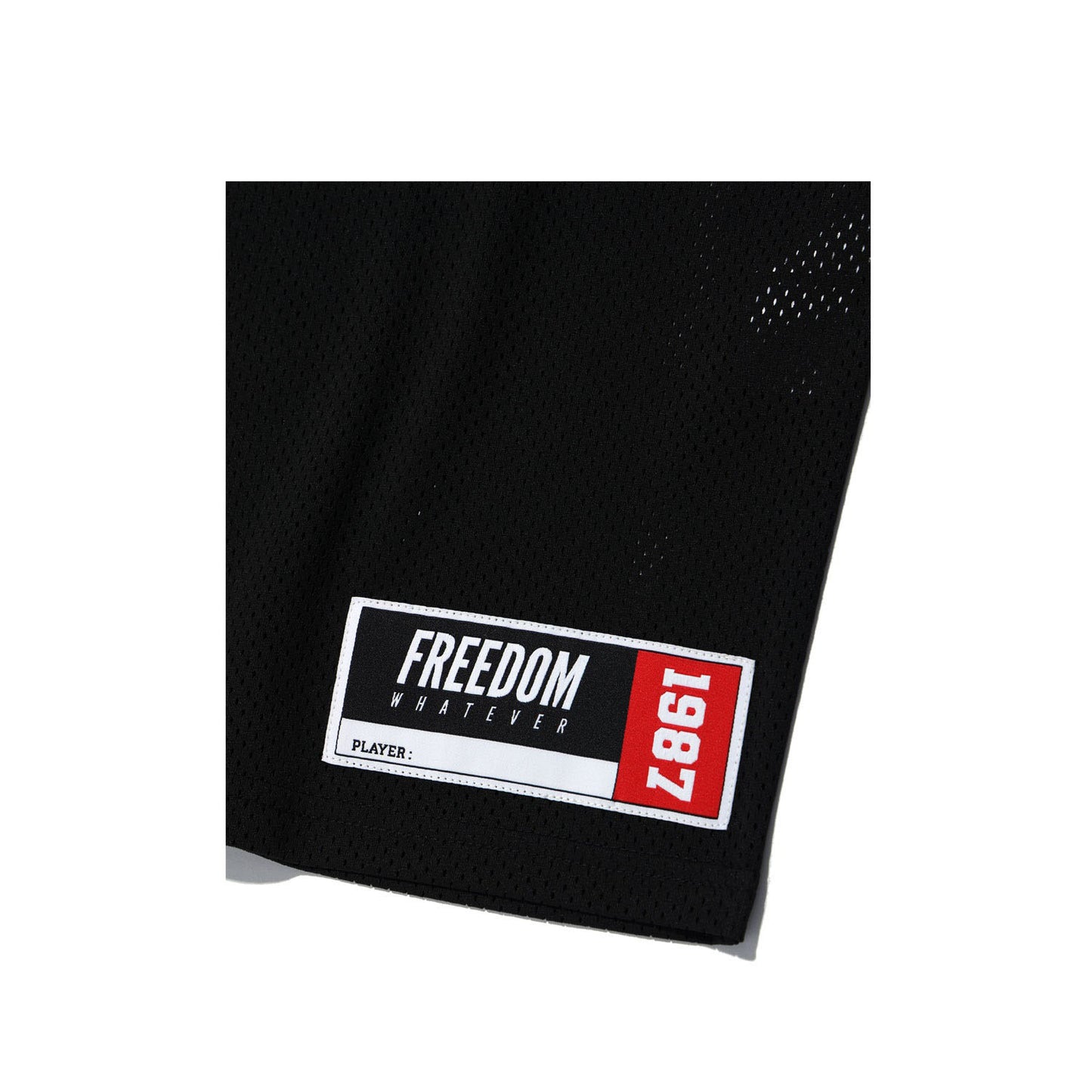 FREEDOM Mesh Rugby Jersey (Black)