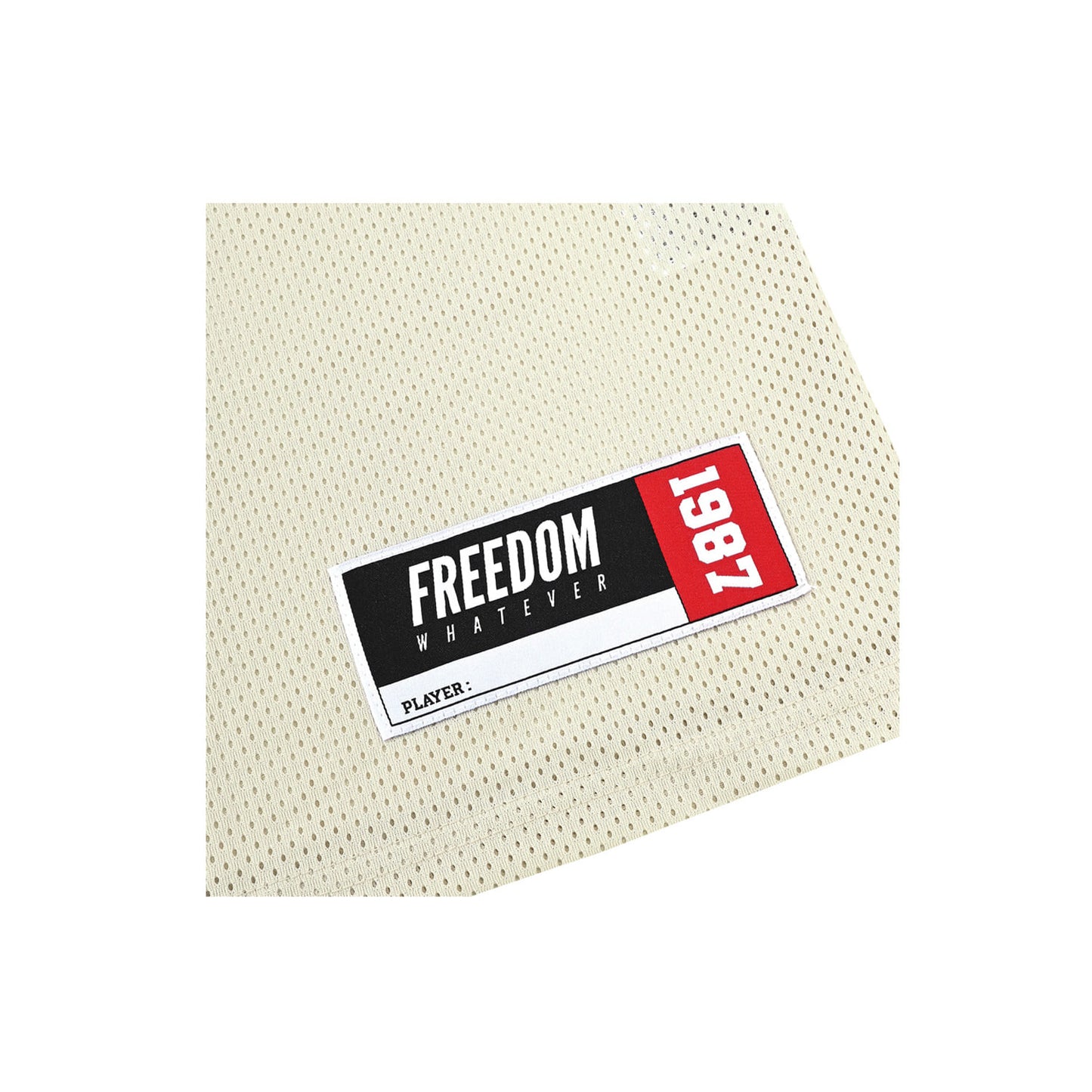 FREEDOM Mesh Rugby Jersey (Cream)