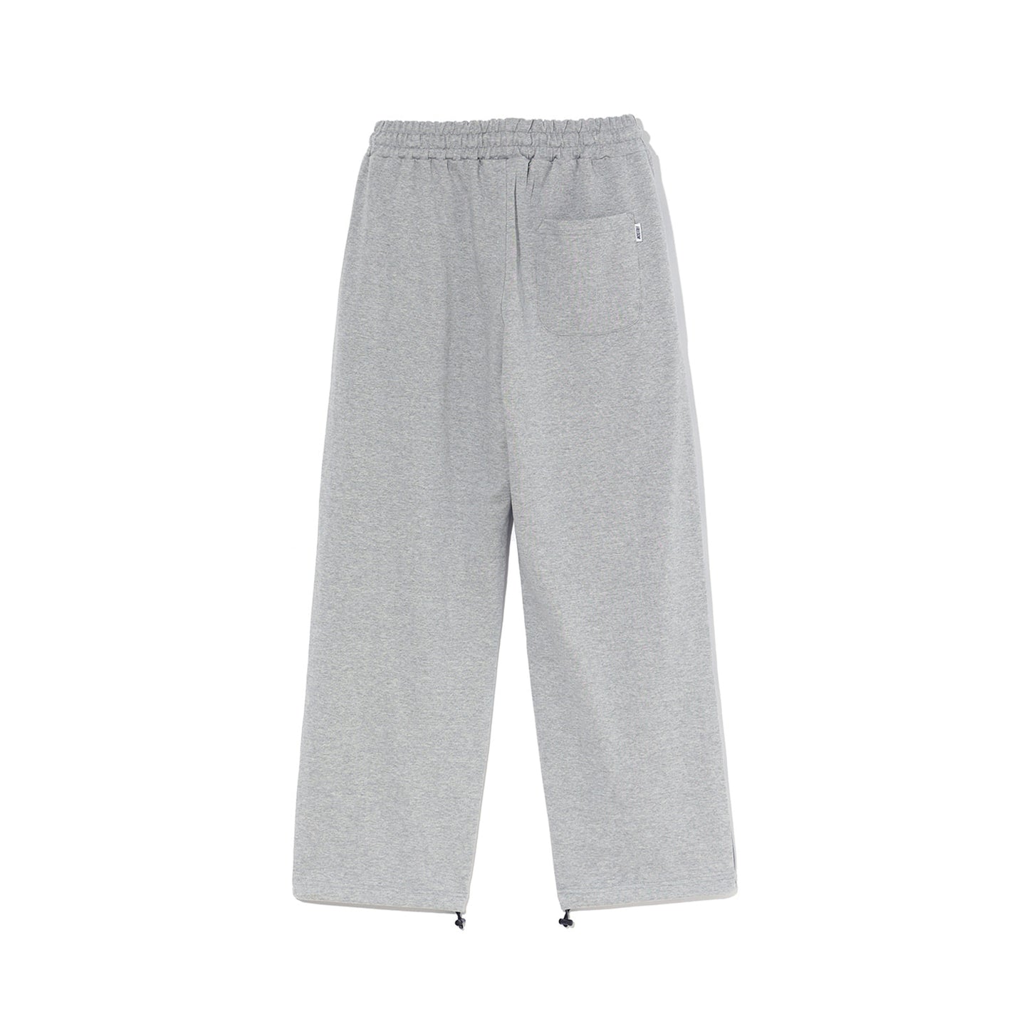 FREEDOM Lettering Cotton Pants (Gray)