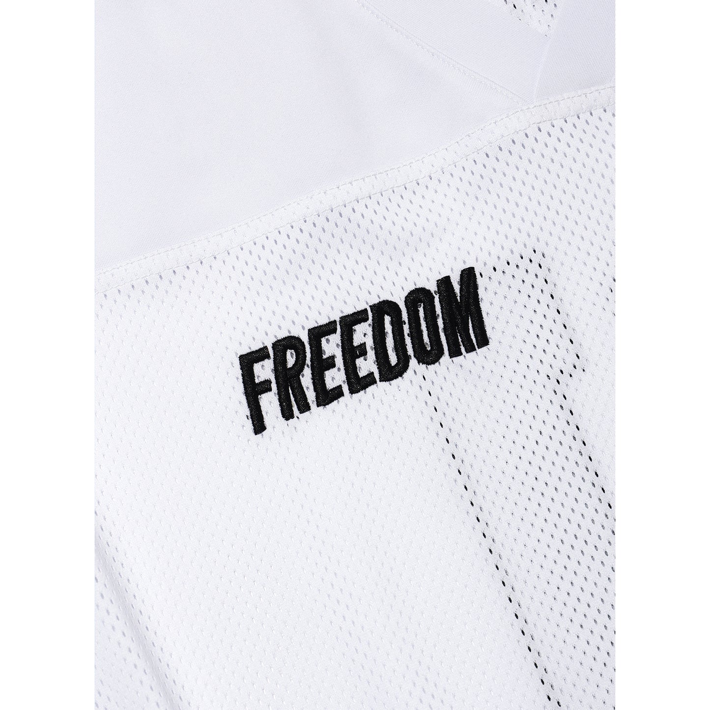 FREEDOM Mesh Rugby Jersey (White/Black)