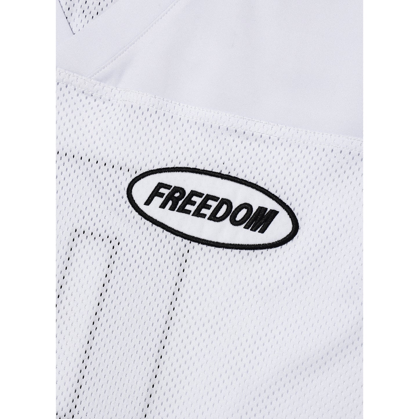 FREEDOM Mesh Rugby Jersey (White/Black)