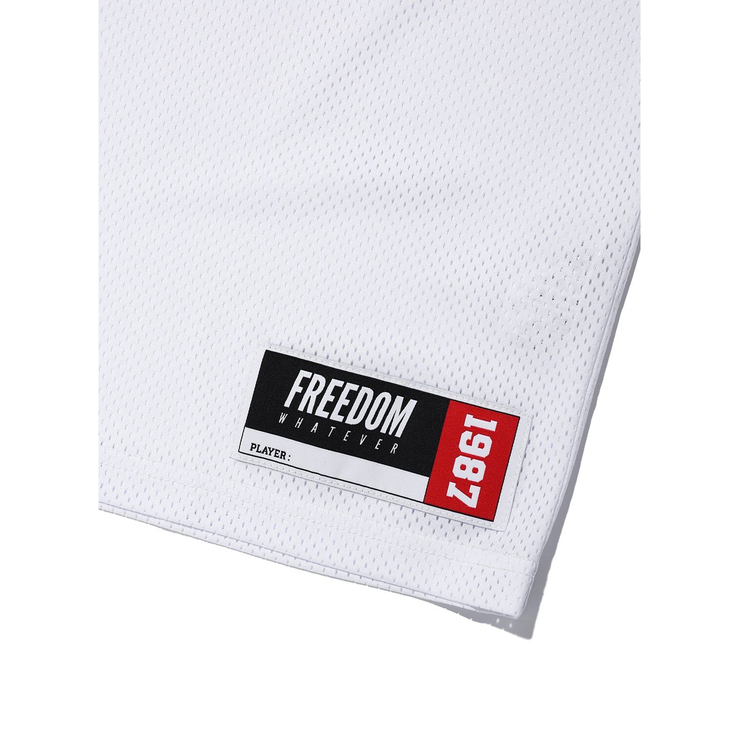 FREEDOM Mesh Rugby Jersey (White/Black)