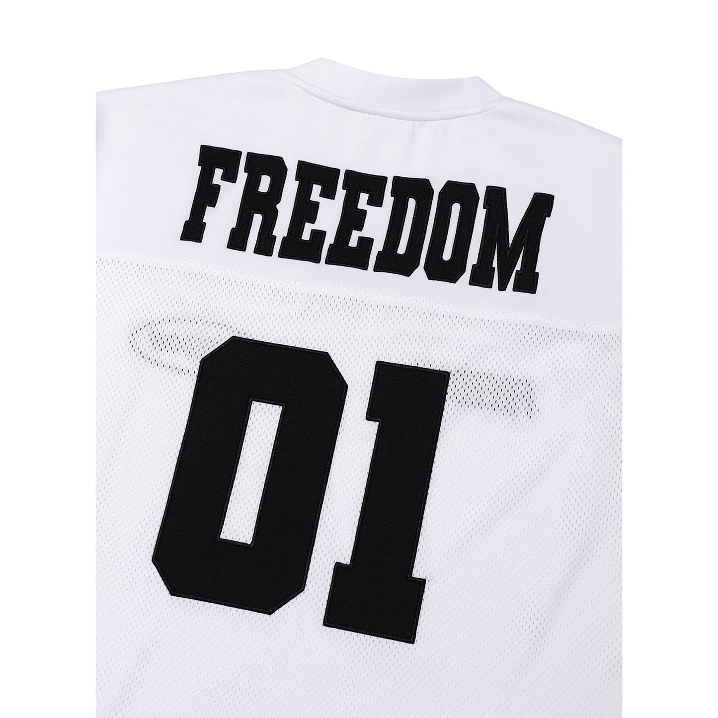 FREEDOM Mesh Rugby Jersey (White/Black)