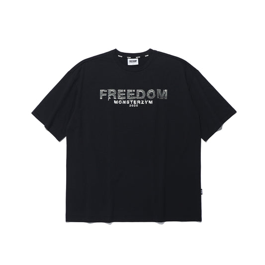 Freedom Monster Gym Overfit T-Shirt (Black)