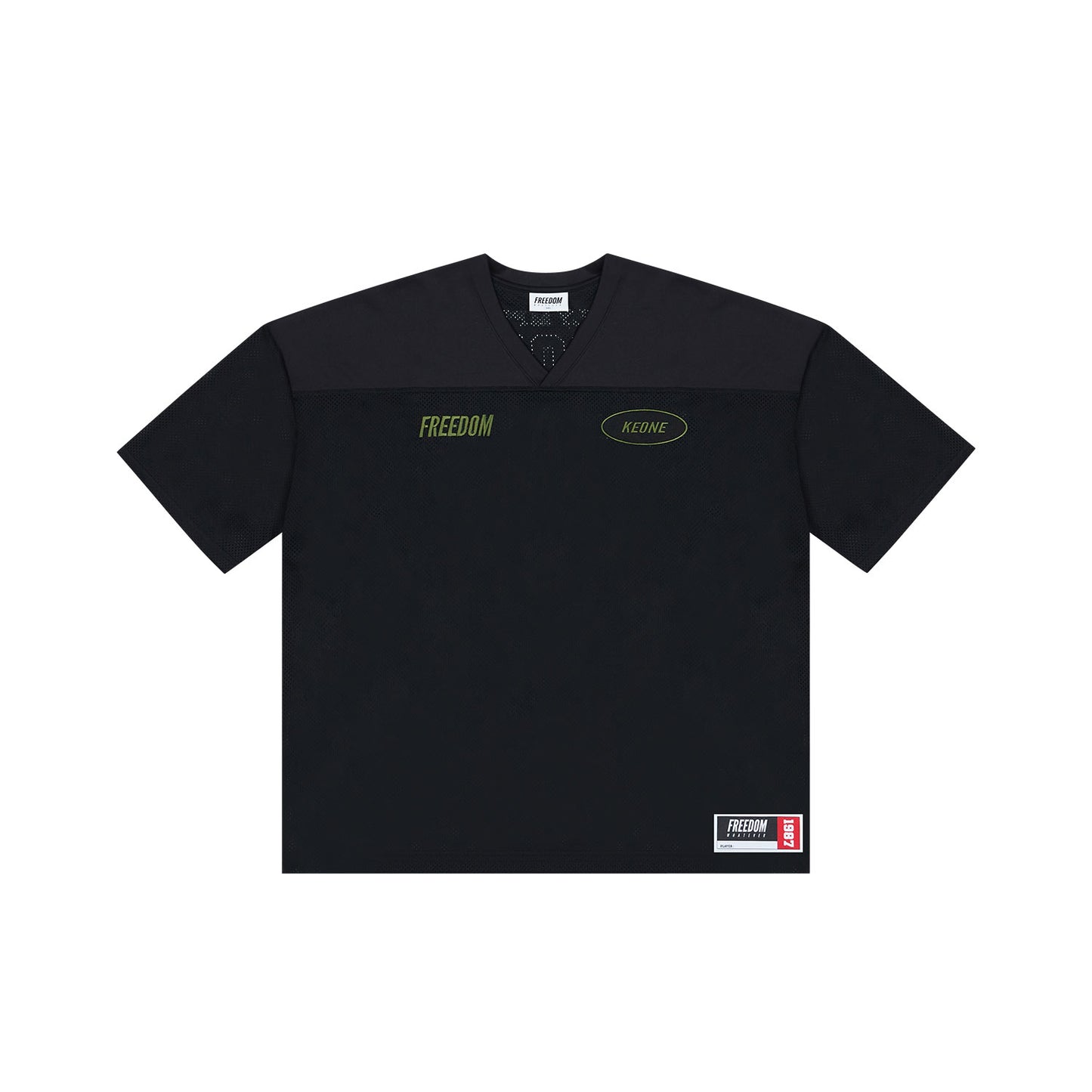 KEONE Mesh Rugby Jersey (Black)