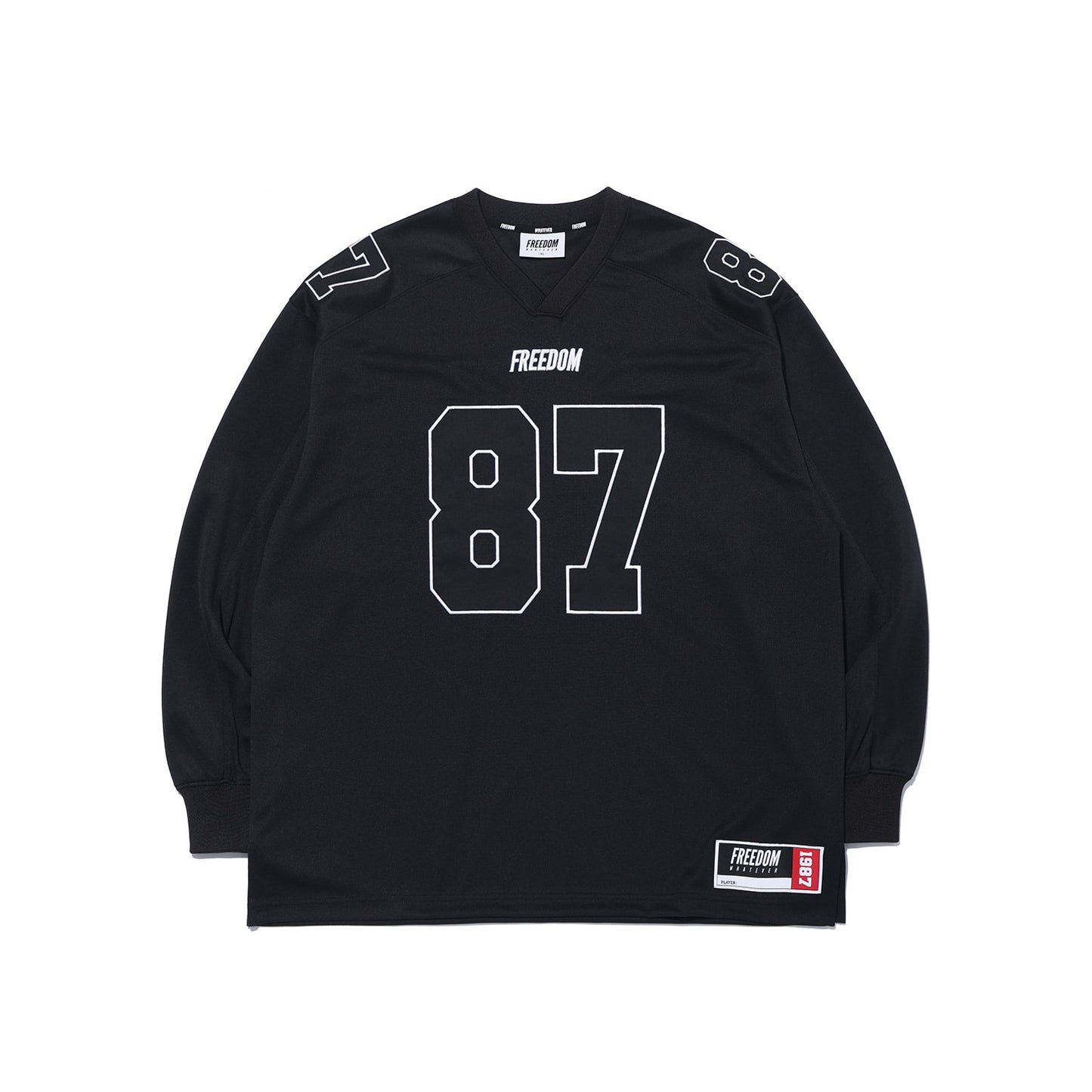 Long Sleeve Rugby Jersey (Black)