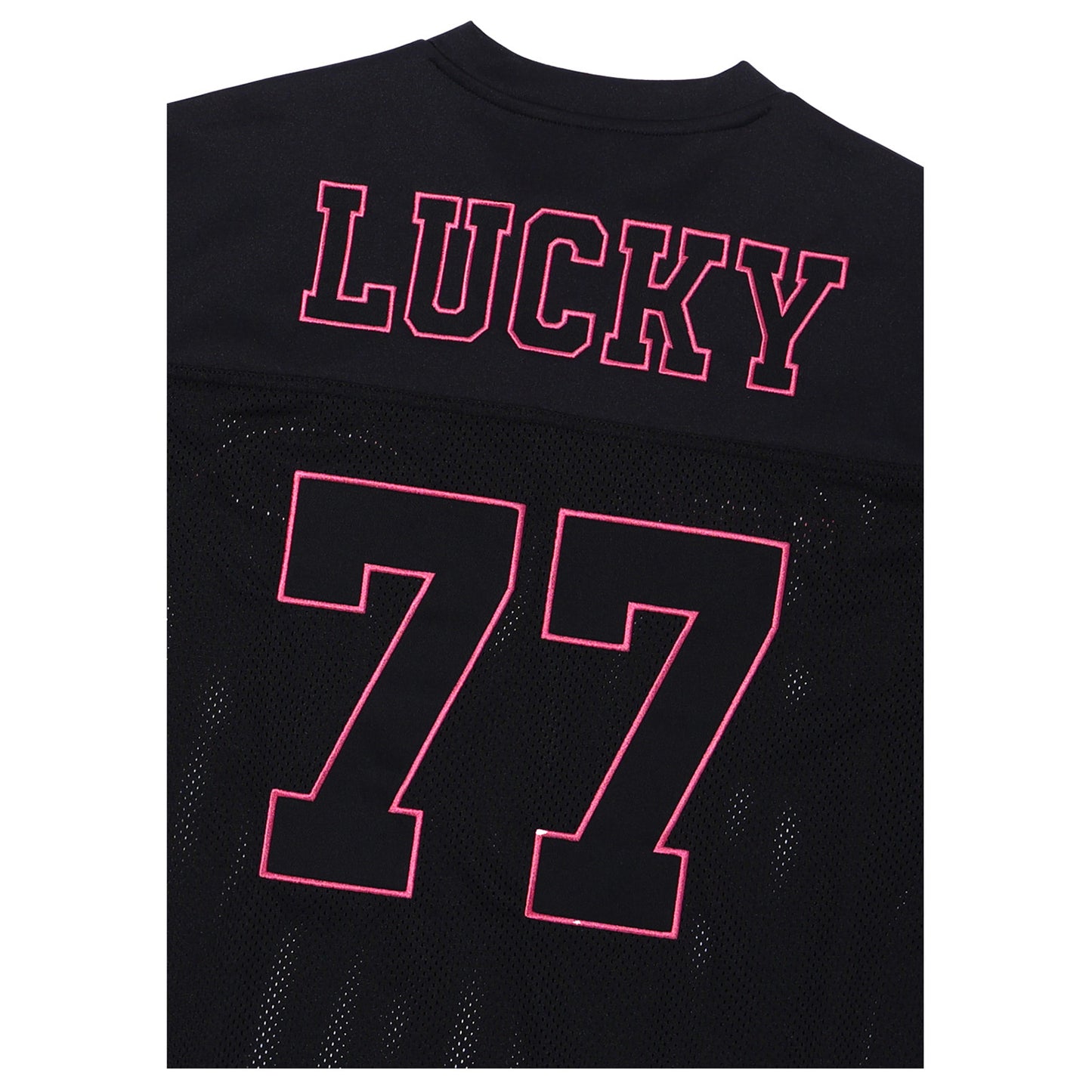 LUCKY Mesh Rugby Jersey (Black)