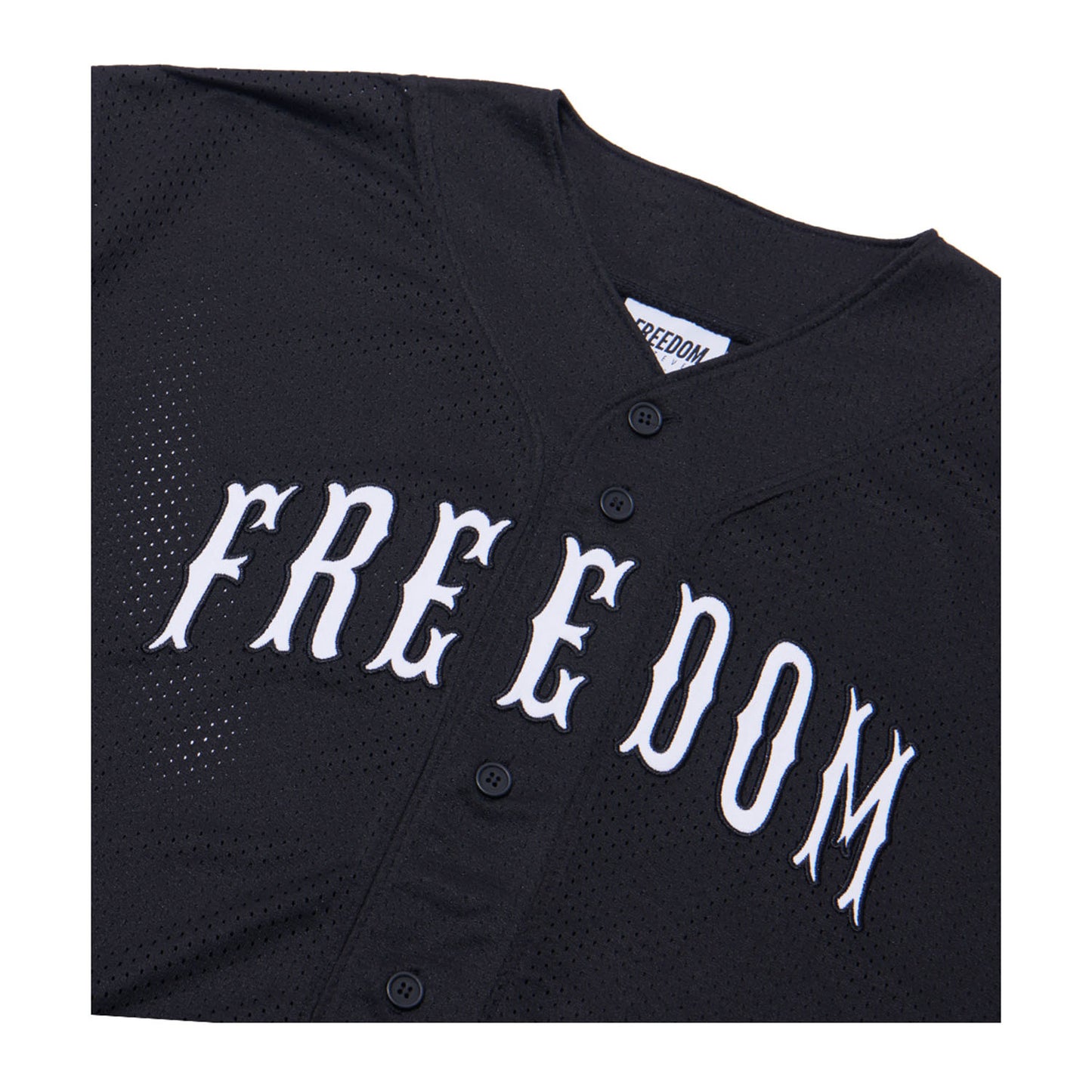 Mesh Baseball Jersey (Black)