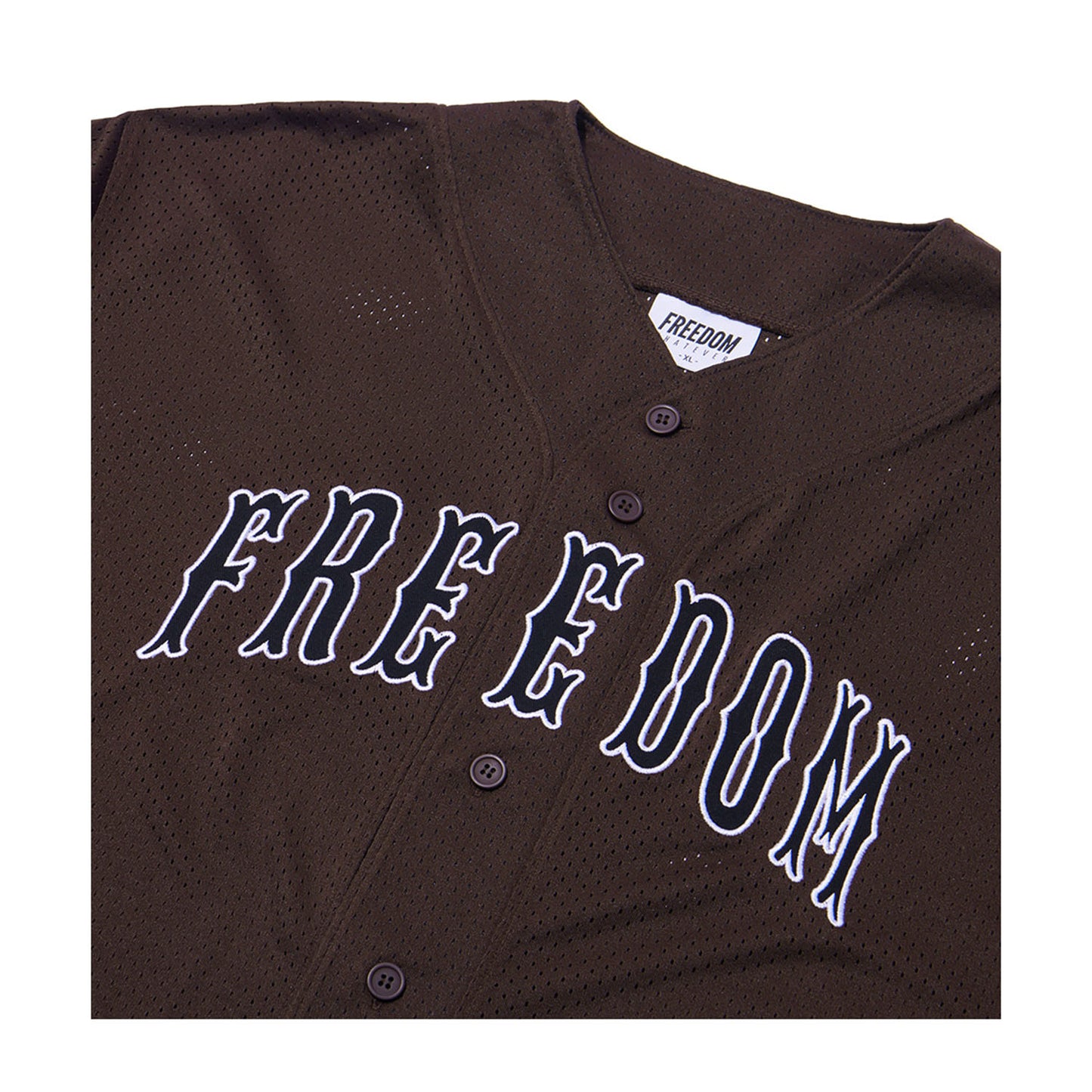 Mesh Baseball Jersey (Brown)