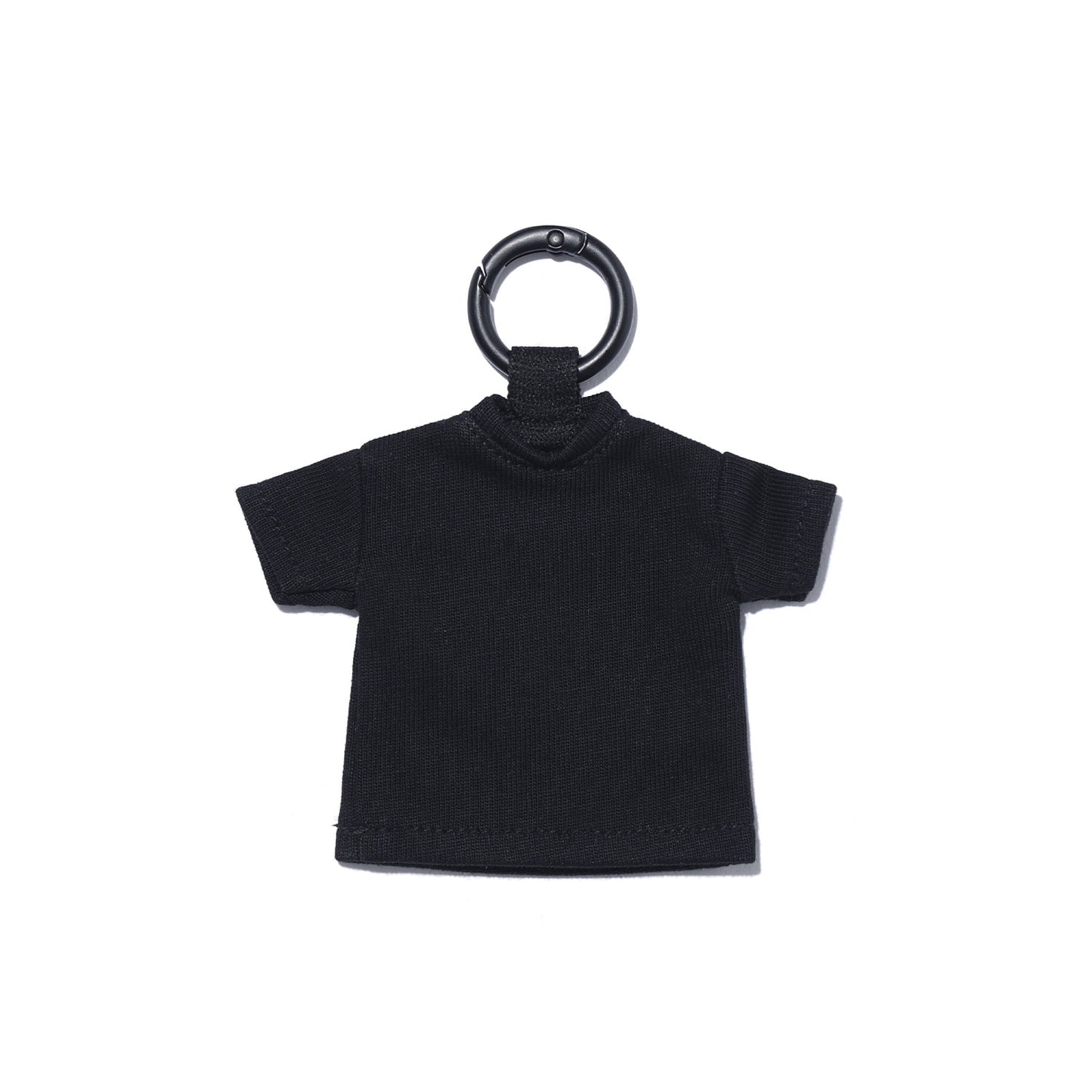 Mini Back Print T-Shirts Keyring (Black/Red)