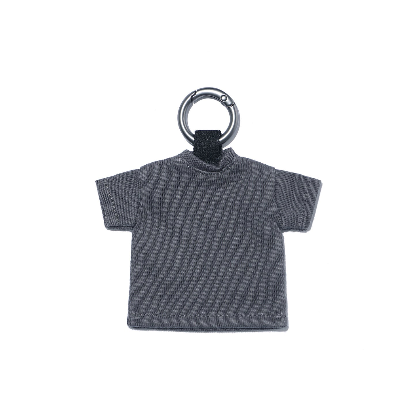 Mini Back Print T-Shirts Keyring (Dark Gray/Blue)