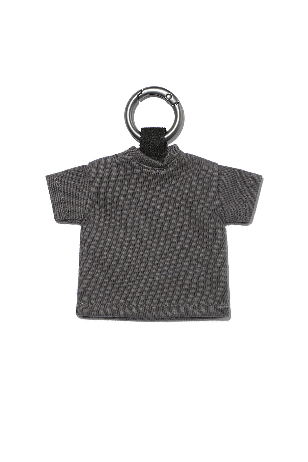 Mini Back Print T-Shirts Keyring (Dark Gray/Blue)