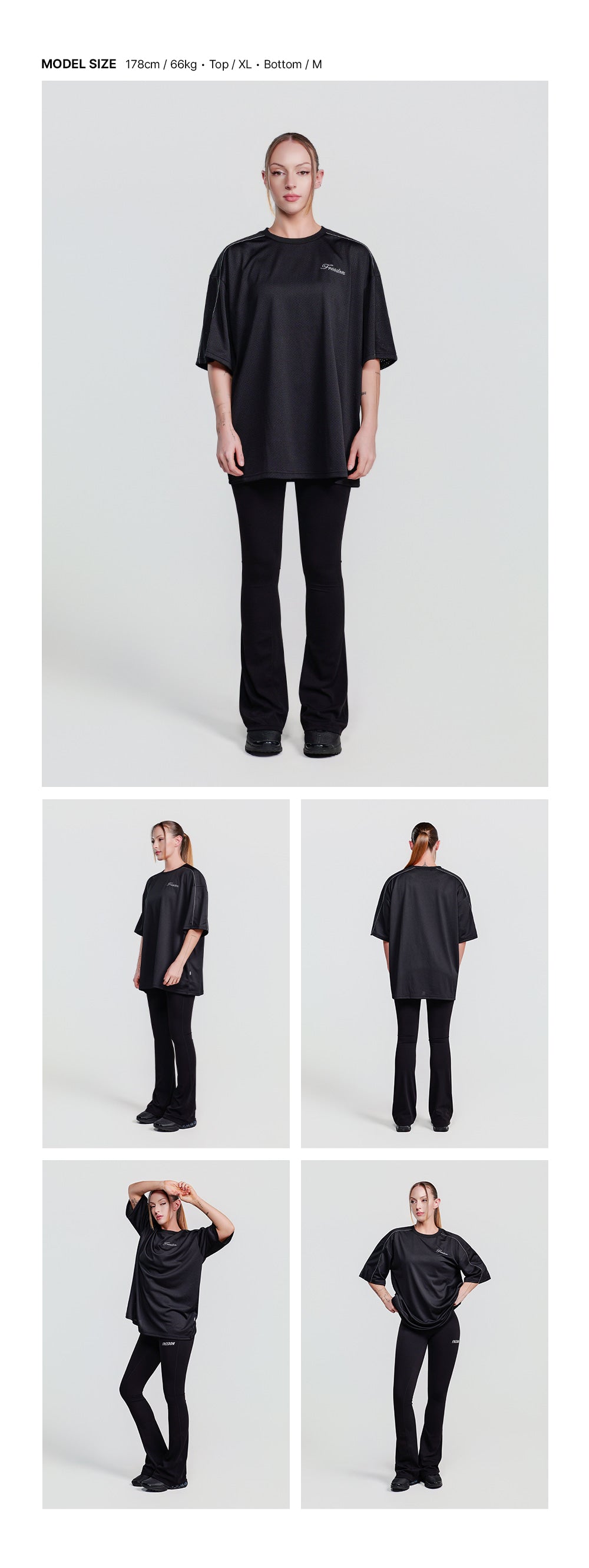 Sideline Mesh T-shirt (Black)