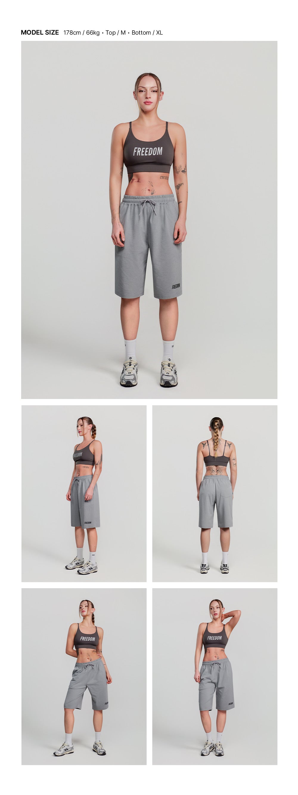 Essential Bermuda Shorts (Grey)