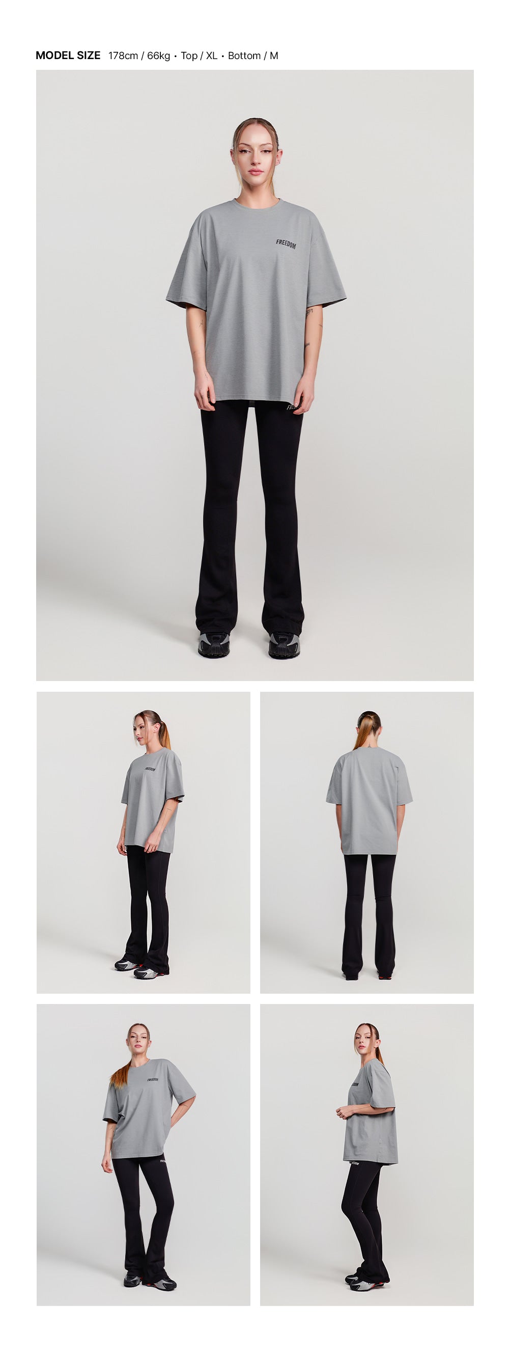 Essential Semi-Overfit T-Shirt (Gray)