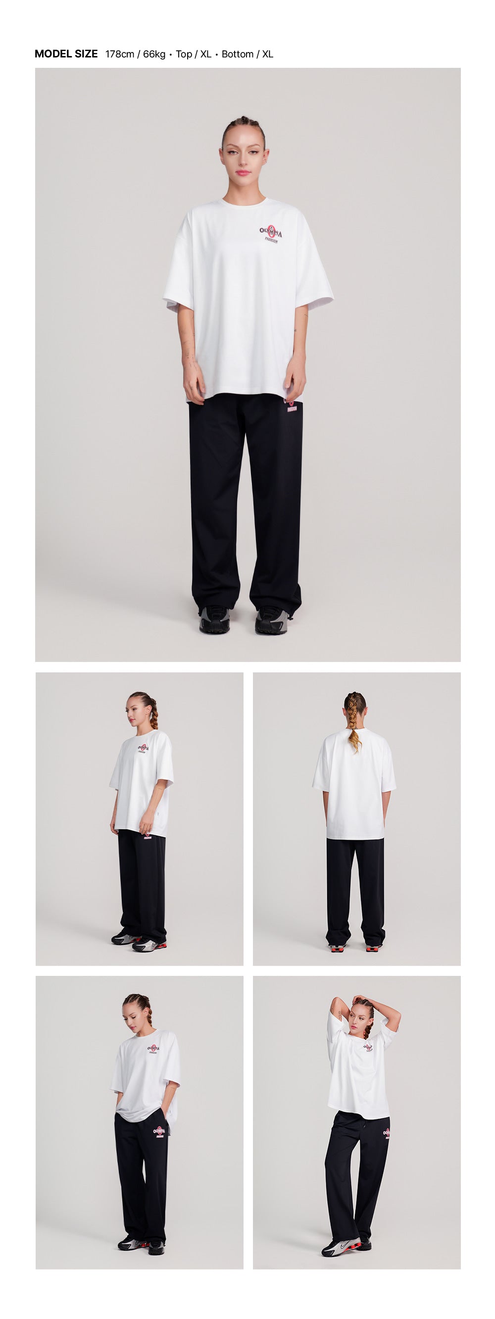 Olympia Essential Overfit T-Shirt (White)