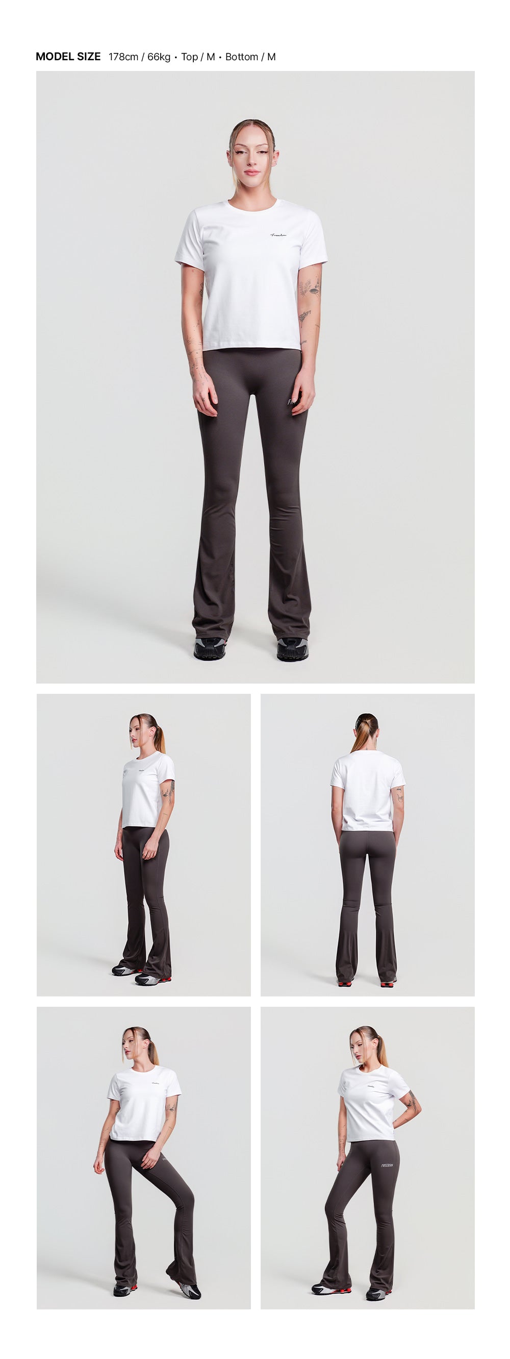 Women's Small Logo Standard Fit Short Sleeve (White)