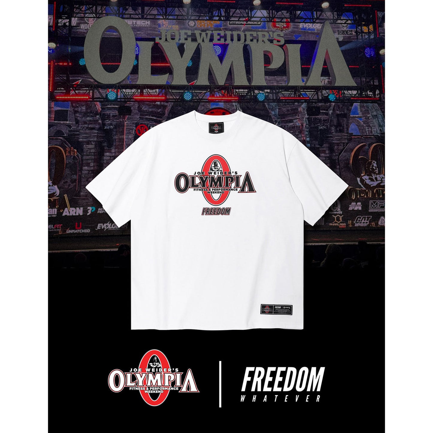 Olympia Big Logo T-Shirts (White)
