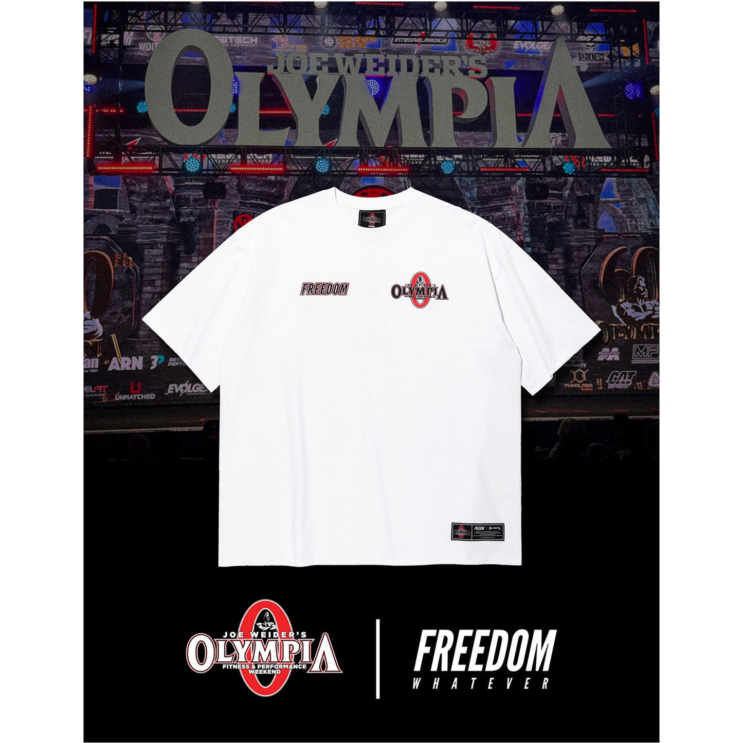 Olympia Small Logo T-Shirts (White)