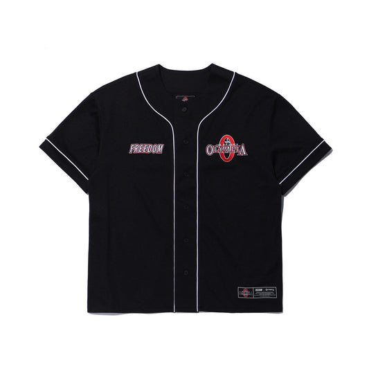 Olympia Baseball Jersey (Black)