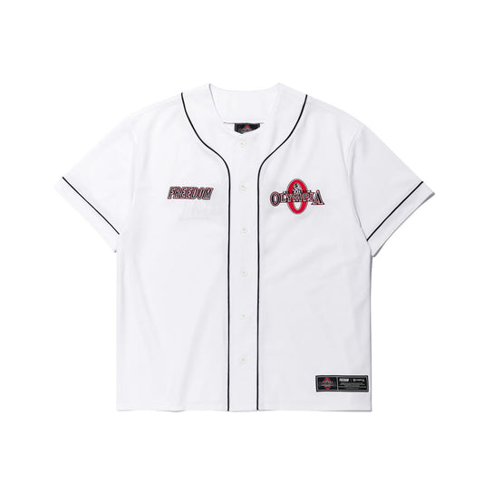 Olympia Baseball Jersey (White)