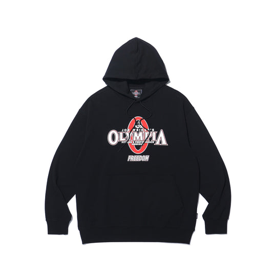 Olympia Big Logo Hoodie (Black)