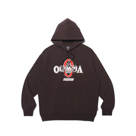 Olympia Big Logo Hoodie (Brown)