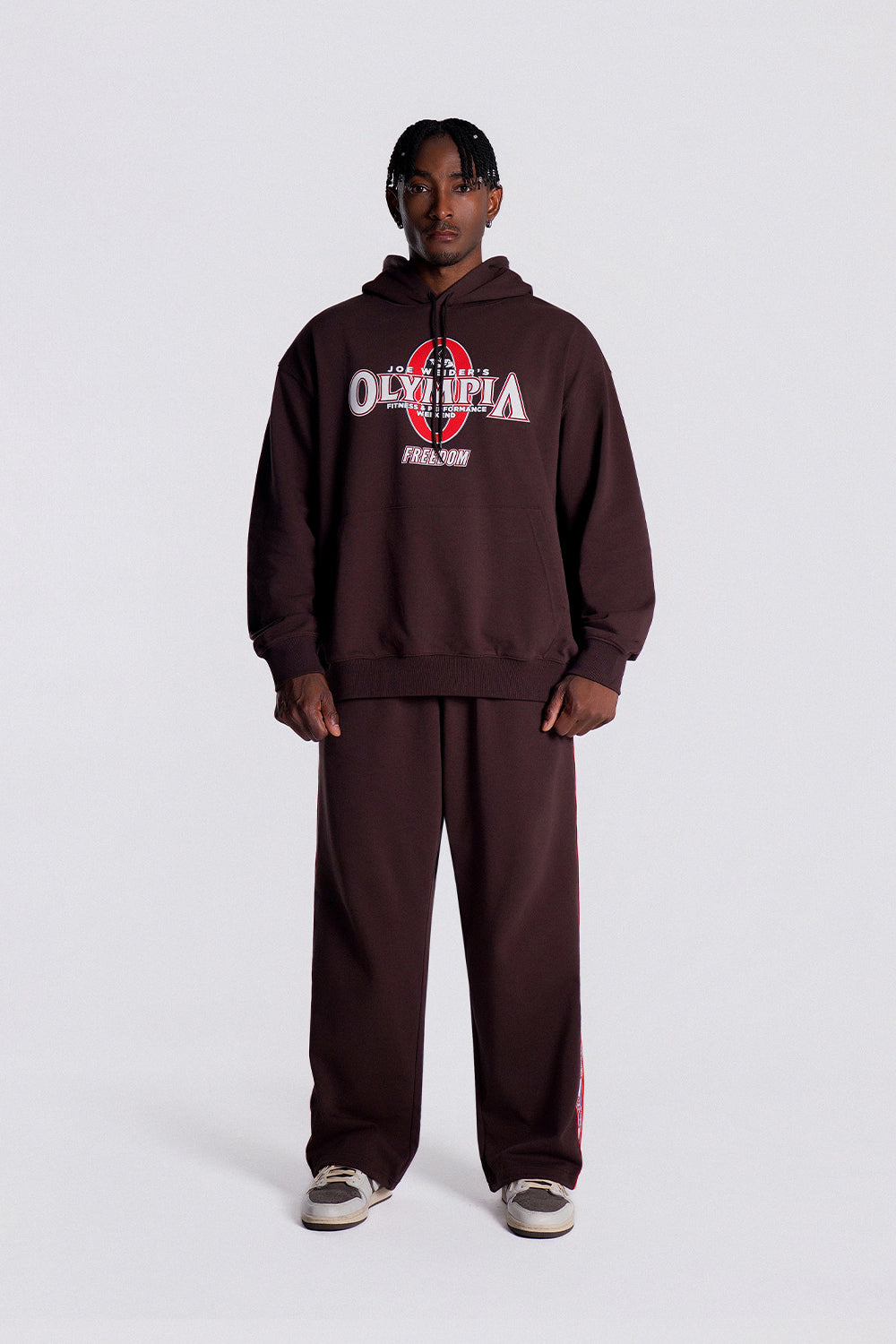 Olympia Big Logo Hoodie (Brown)
