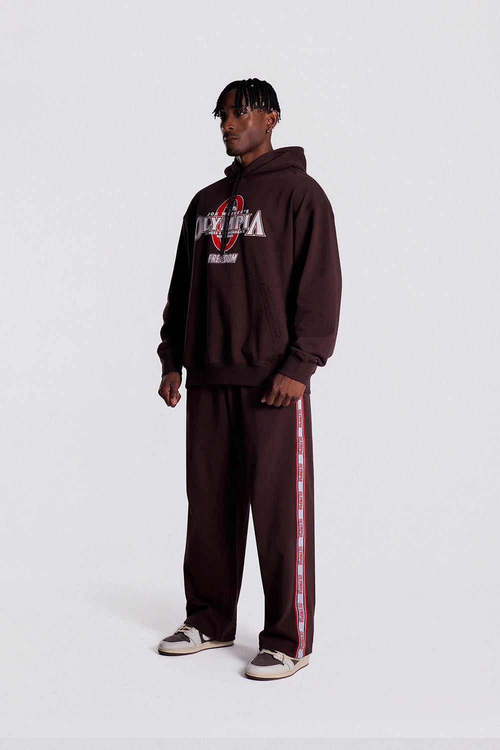 Olympia Big Logo Hoodie (Brown)