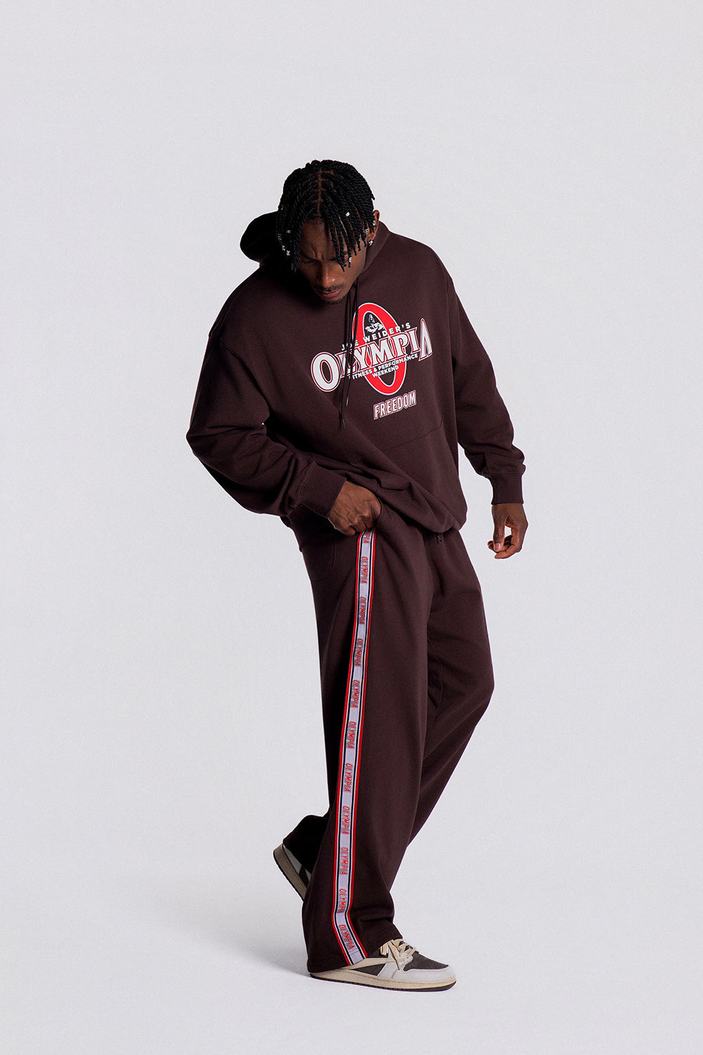 Olympia Big Logo Hoodie (Brown)