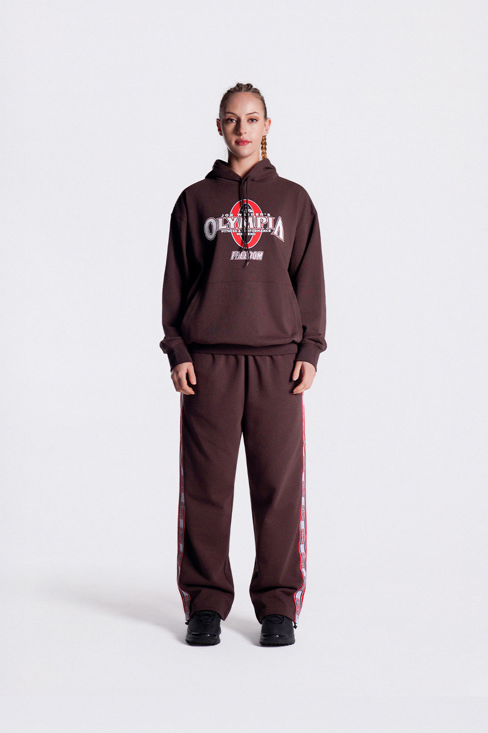 Olympia Big Logo Hoodie (Brown)