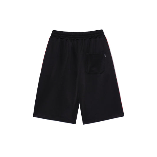 Olympia Lettering Bermuda Shorts (Black)