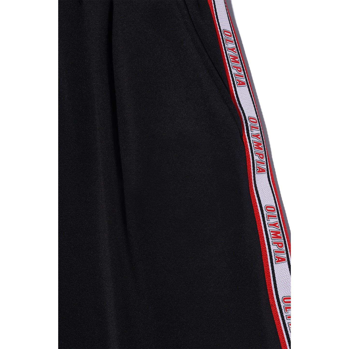 Olympia Lettering Bermuda Shorts (Black)