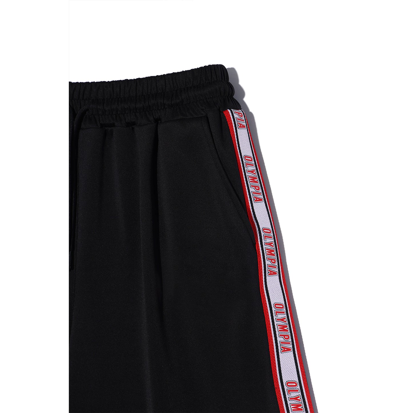 Olympia Lettering Bermuda Shorts (Black)