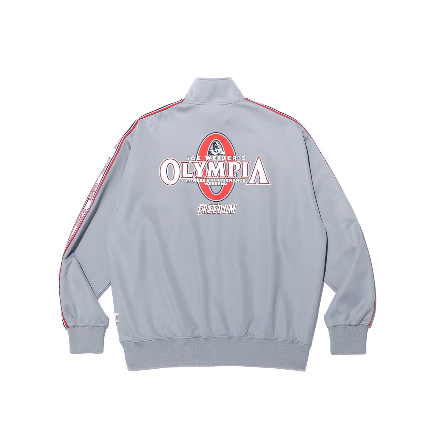 Olympia Lettering Jersey Jacket (Grey)