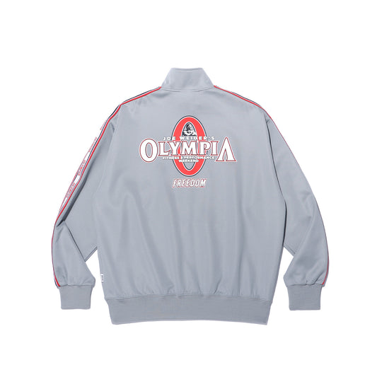 Olympia Lettering Jersey Jacket (Grey)