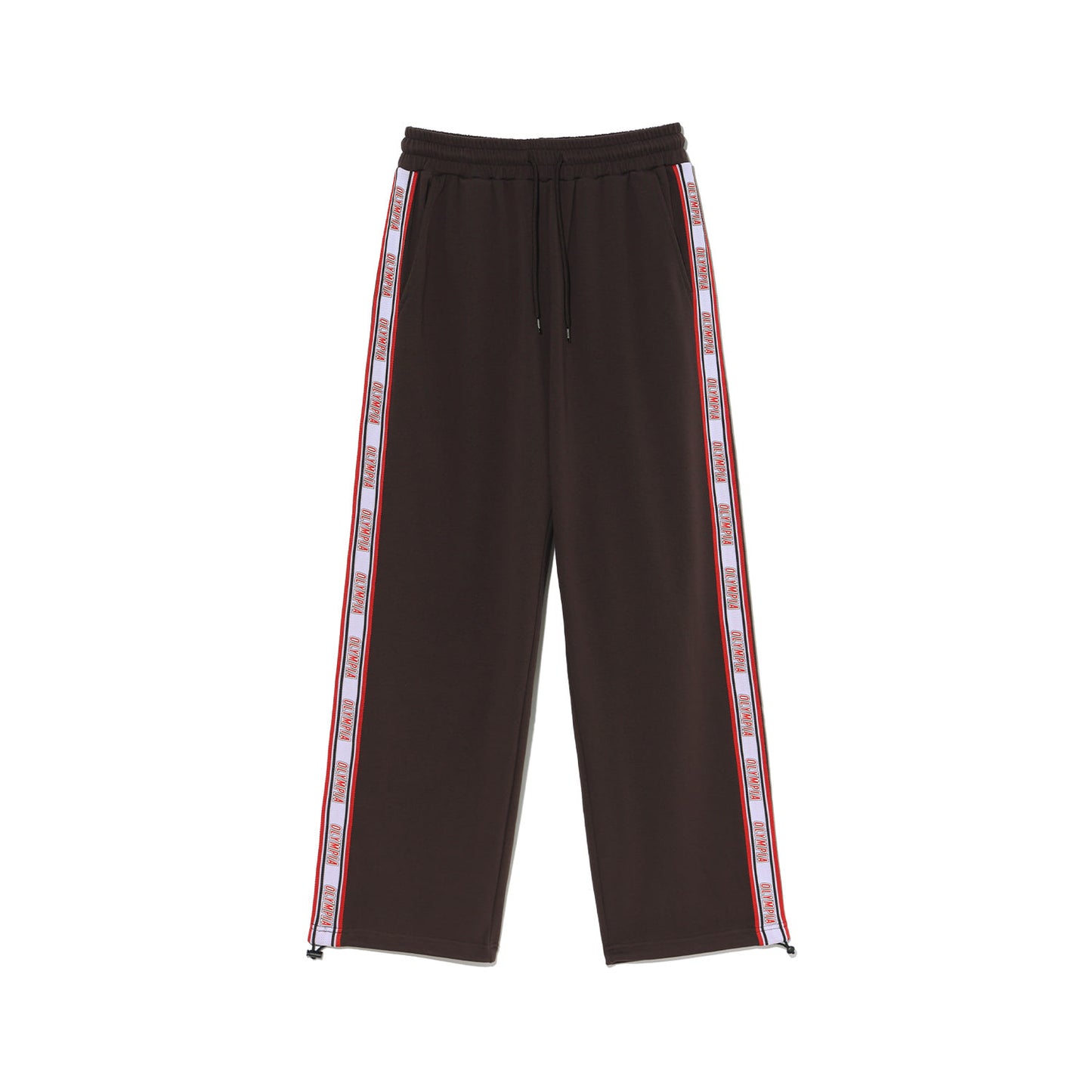 Olympia Lettering Sweatpants (Brown)