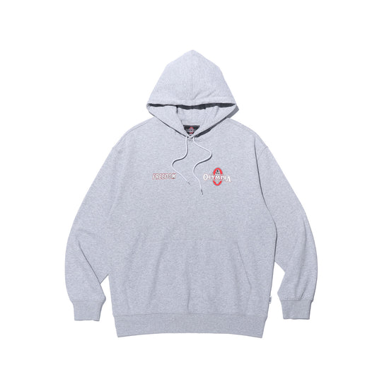 Olympia Small Logo Hoodie (Grey)