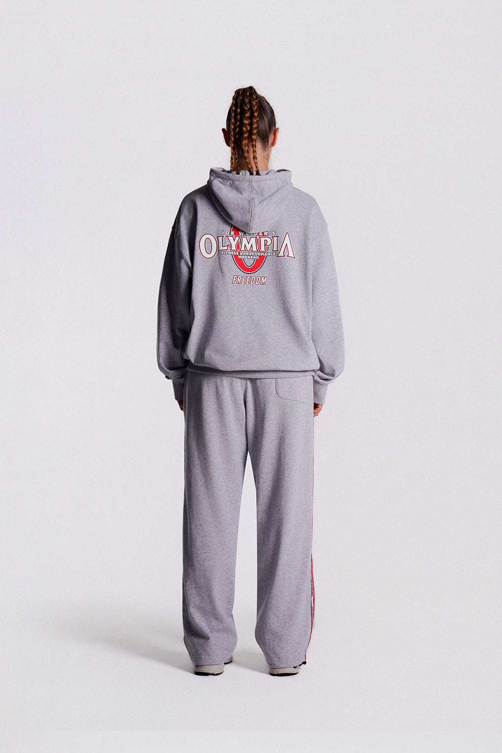 Olympia Small Logo Hoodie (Grey)