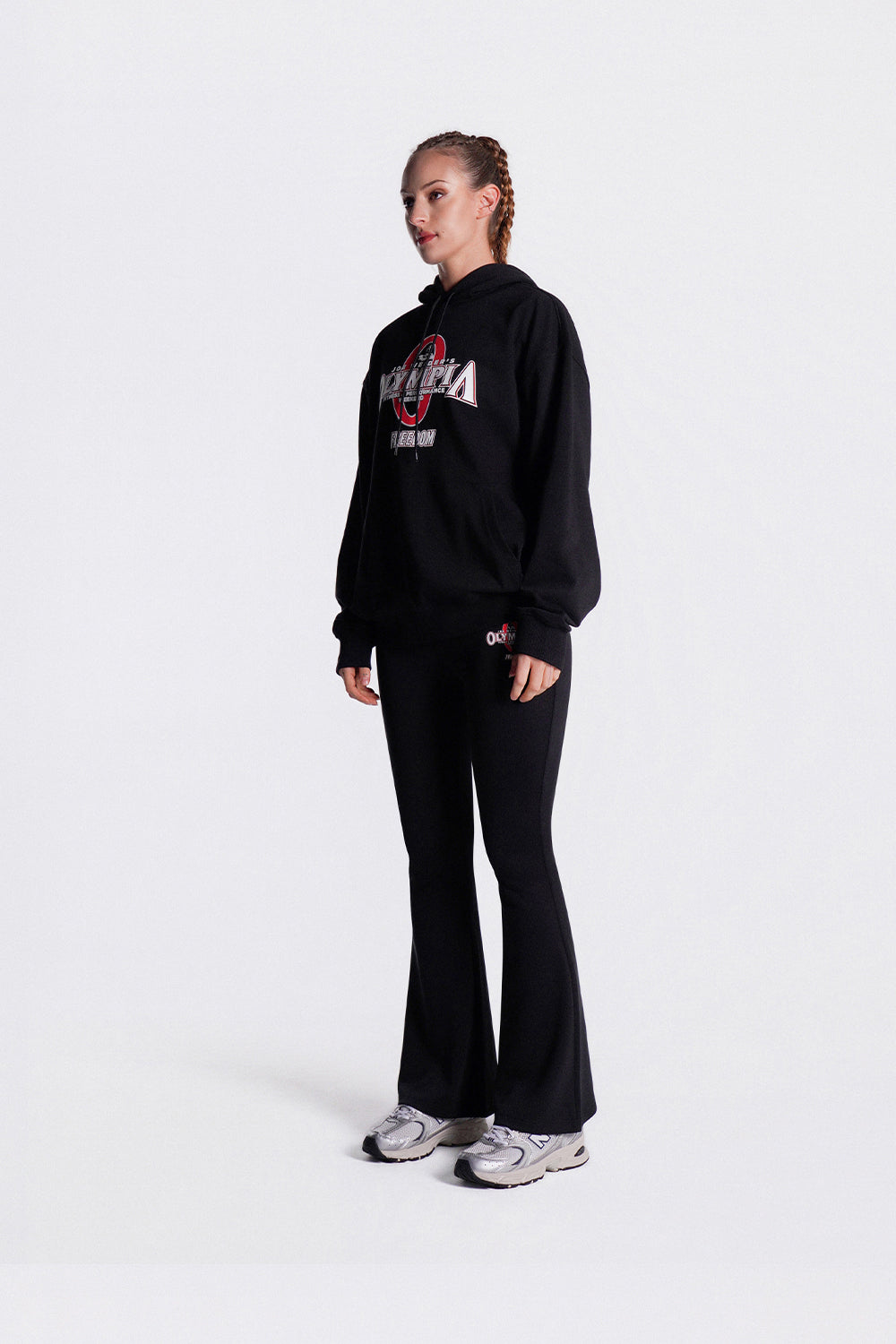 Olympia Big Logo Hoodie (Black)