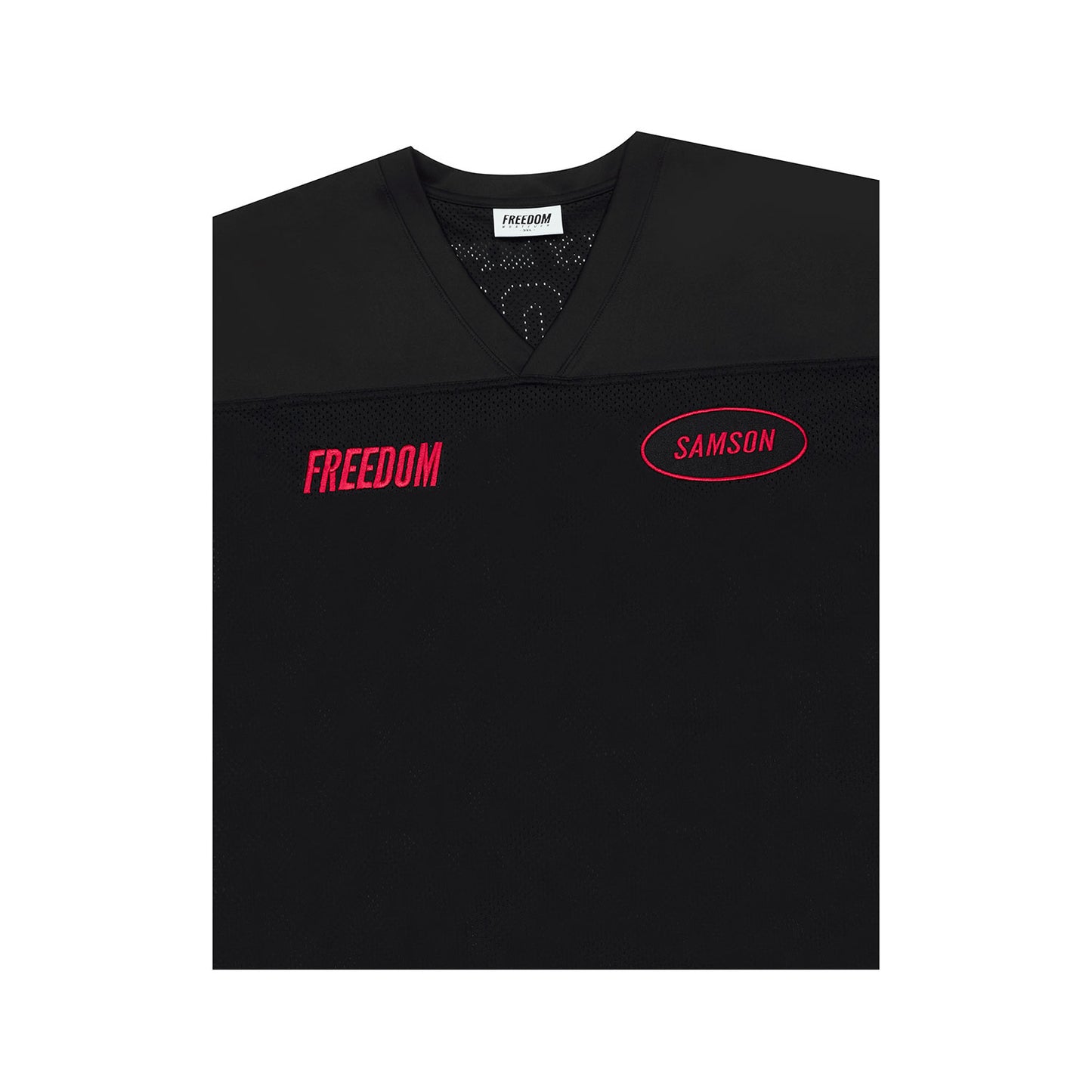 SAMSON Mesh Rugby Jersey (Black)